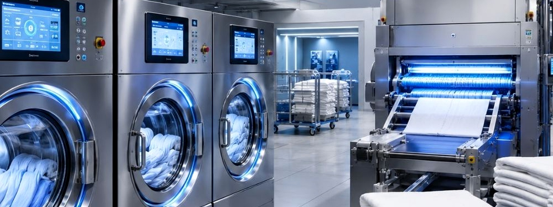Meliva profesyonel endüstriyel laundry tesisi